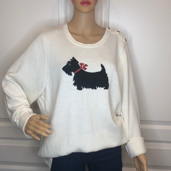 charter club scottie sweater